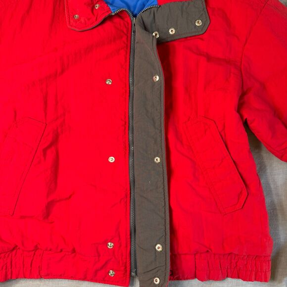 VTG Woolrich Jacket Mens Large Nylon Red Blue Lining Thinsulate USA‎ Gorpcore - Picture 3 of 16